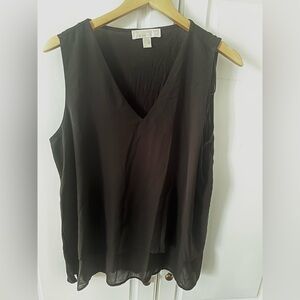 Michael Kors Black Sleeveless Blouse, xl